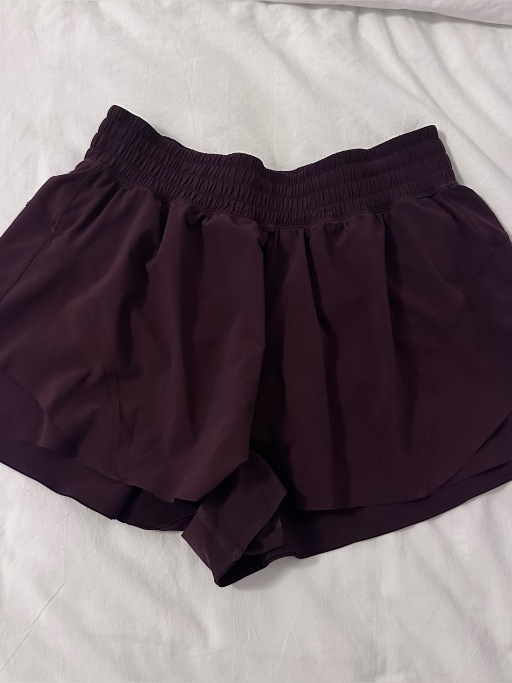 Maroon Lululemon Running shorts